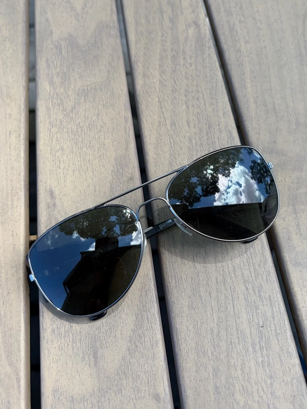 Carolina Herrera Aviator Sunglasses with Branded Temples